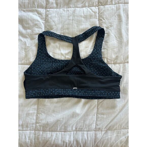 Lululemon Fast Lane Workout Bra Teal Size 10 - Picture 7 of 11